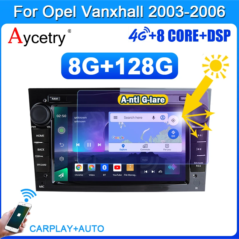 Автомагнитола 2 din android 11 с экраном для Opel Vauxhall Astra Antara Meriva Vivaro Combo Signum Vectra Corsa