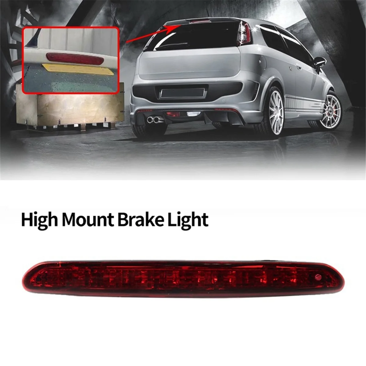 Автомобильный высокий стоп-сигнал третий для FIAT GRANDE PUNTO Evo 2012-2019 51974522