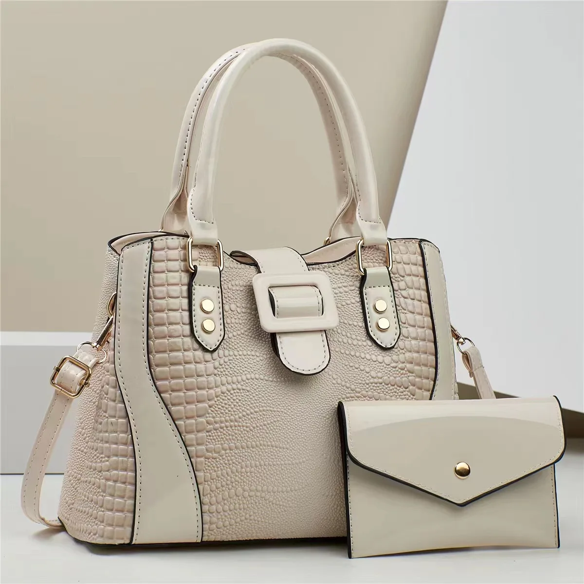2 шт./комплект женская сумка-тоут из крокодиловой кожи