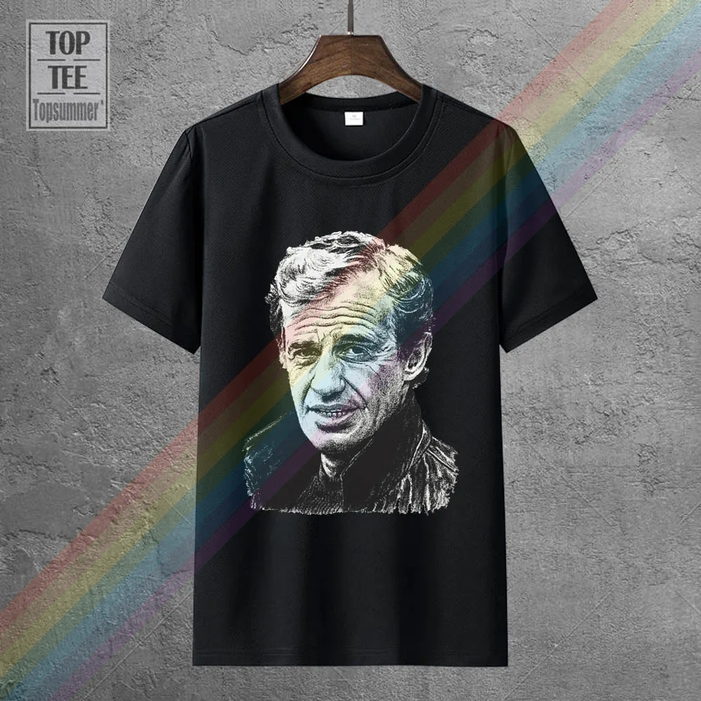 Футболка с надписью Jean Paul belworld, футболка с суффле, Пьеро, Мужская футболка из 100% хлопка с юмором