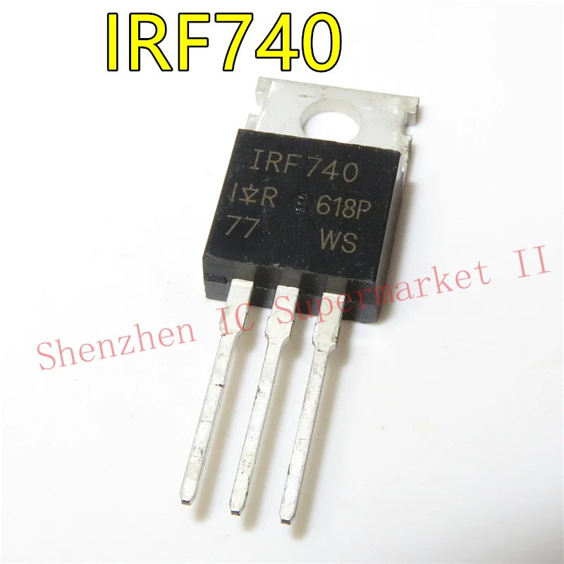 (5 шт.) новый бренд IRF740, модель IRF740PBF TO-220