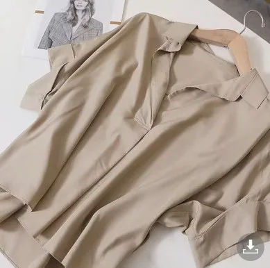 Женская шифоновая блузка с рюшами Повседневная Свободная винтажная коротким