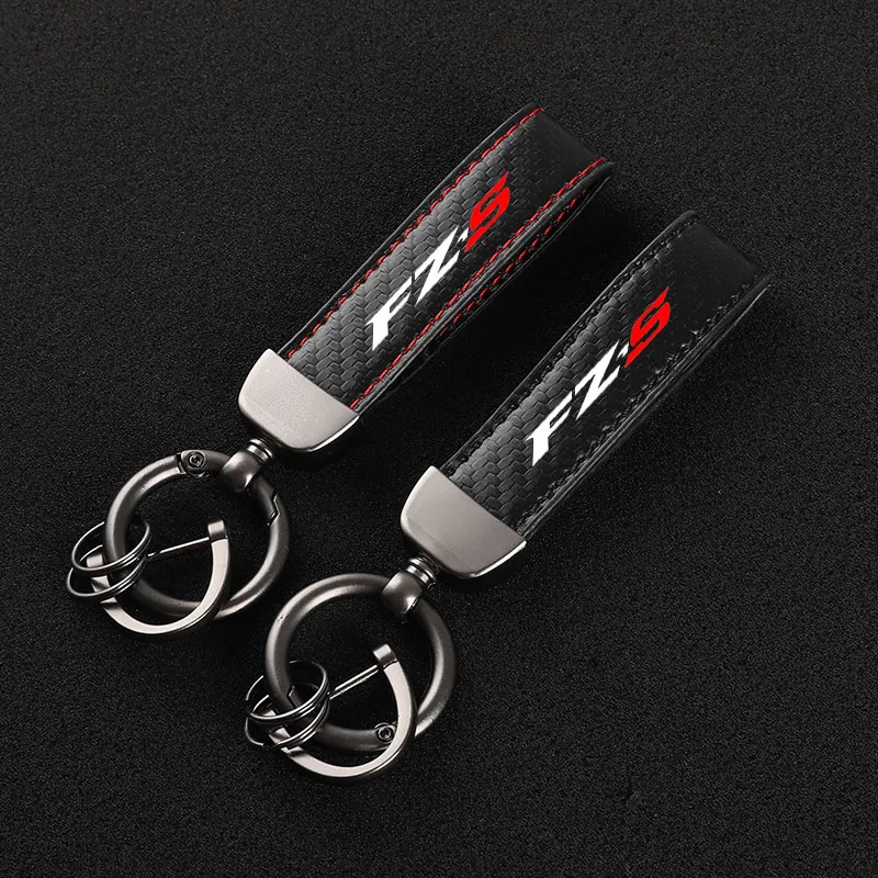 

High-Grade Carbon Fiber Motorcycle Keychain Holder Keyring for Yamaha FZ-S FZS 1000 FZS1000 FAZER Accessories