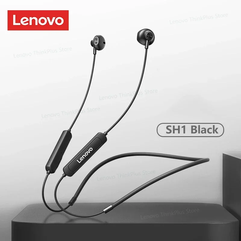 Беспроводные наушники Lenovo SH1 Bluetooth 5 0 гарнитура IPX5 водонепроницаемые с шейным