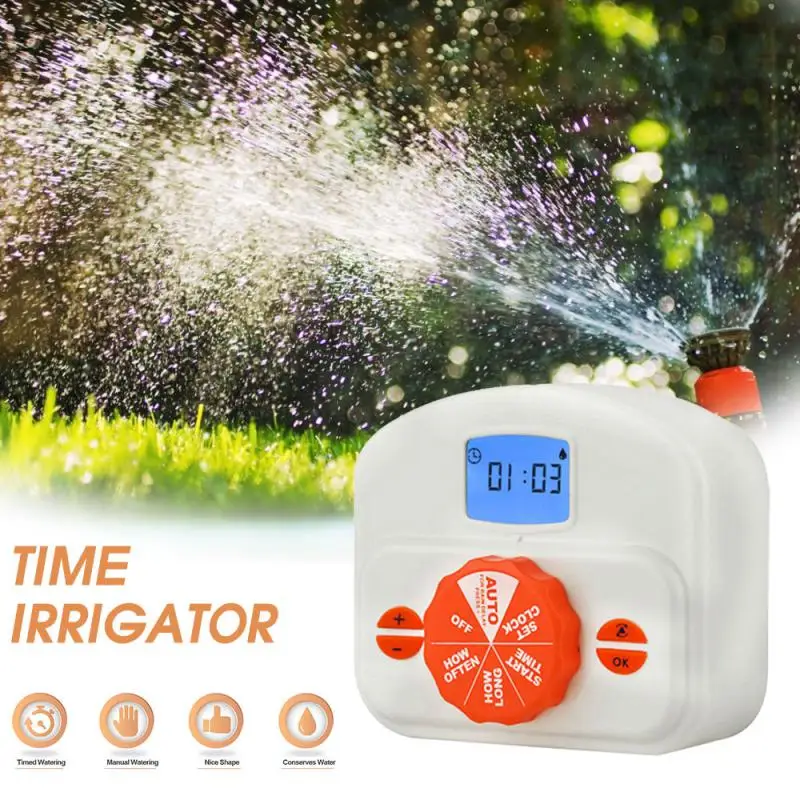 

Automatic Irrigation System Intelligent Water Timer Solar Powered Watering Device with Waterproof LCD Display Digital Fastship