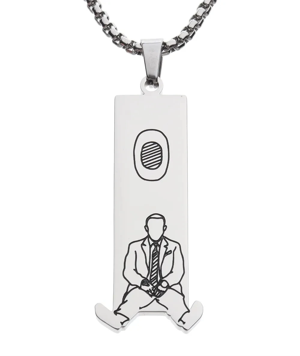 

Mac Miller Swimming Pendant Necklace European and American Fashion Brand Men and Women Hip Hop Personality Couple Street Jewelry