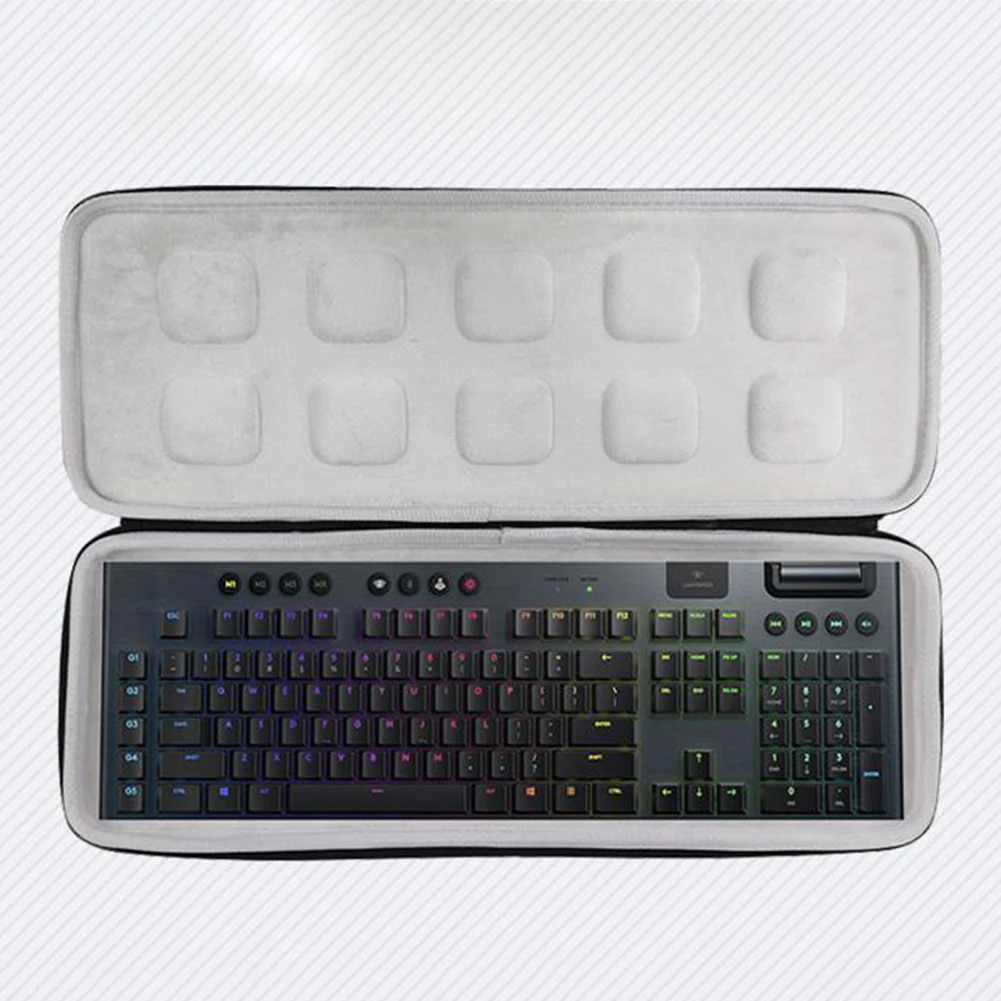 

Portable Hard Shell Case Bag for Logitech G913/G913 TKL EVA Carrying Case Wireless Bluetooth-compatible Keyboard Storage Box