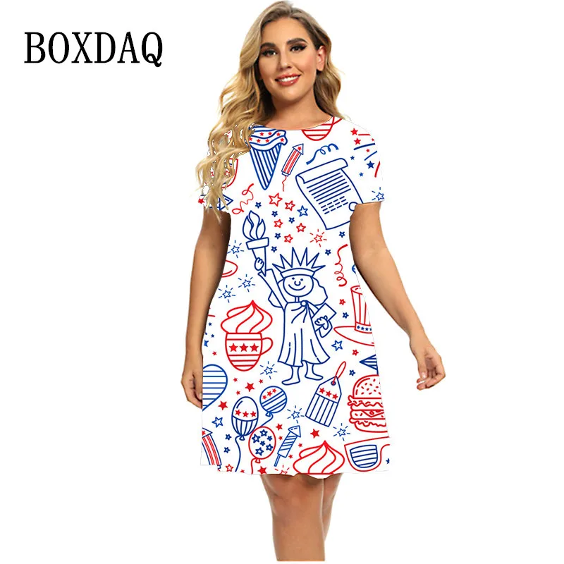 

Harry Potter Painting Graffiti Dress Fashion Short Sleeve Kawaii Dress Women Casual O-Neck Loose Clothing Oversized Summer Dress