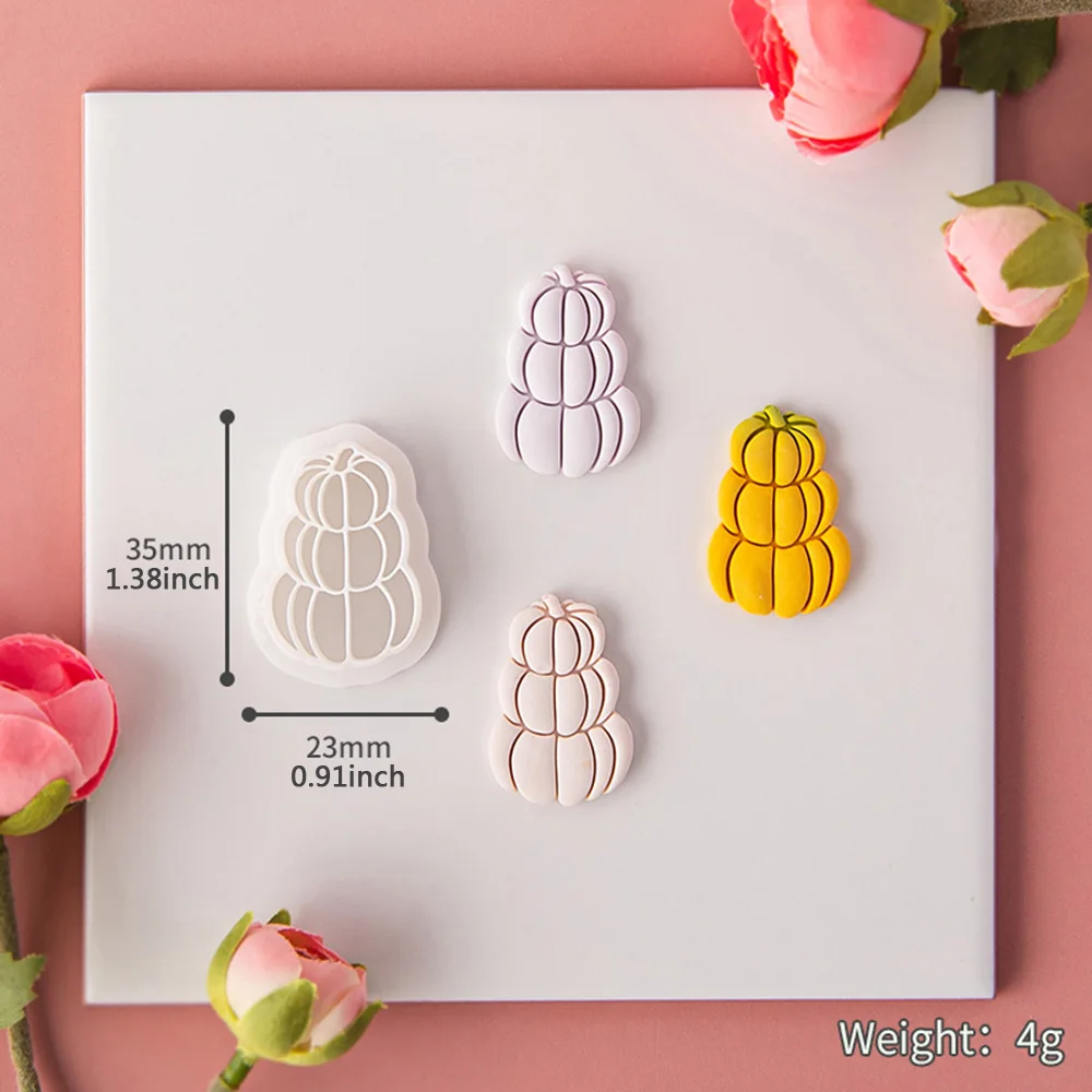 Креативная мини-форма для резки тыквы серьги из мягкой глины аксессуары