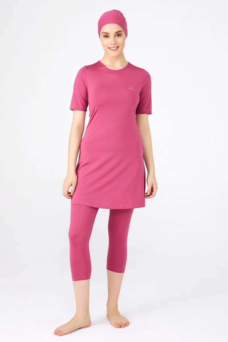 

IQRAH Tesmay 0098-21 Color Rose Semi-Indoor Lady Hijab Swimwear