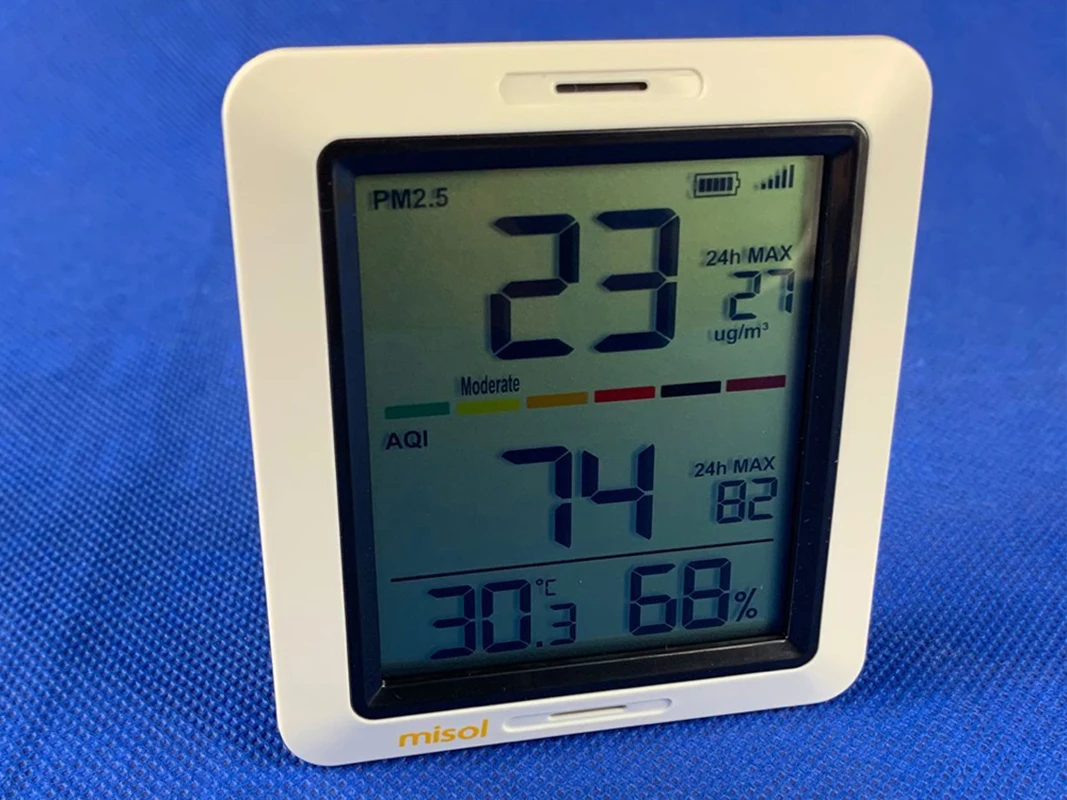 Измеритель Качества Воздуха misol/ PM2.5 беспроводной с датчиком температуры и
