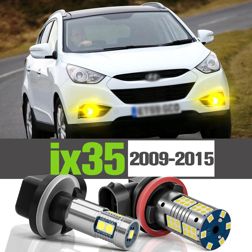 

2x LED Fog Light Accessories Lamp For Hyundai ix35 2009 2010 2011 2012 2013 2014 2015