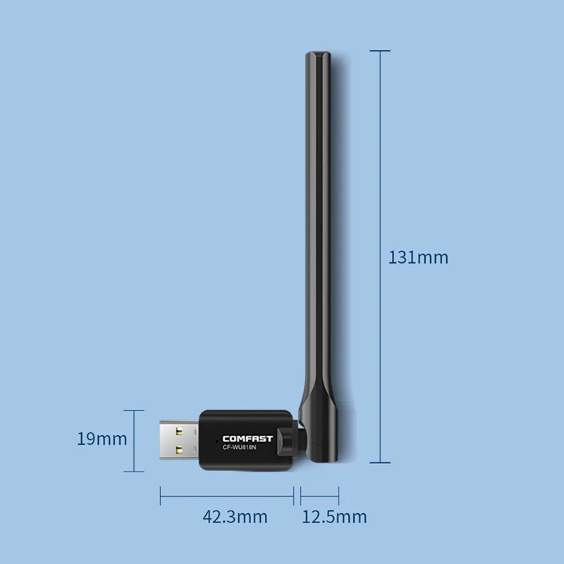 

Free Driver usb WiFi Adapter 2.4Ghz wireless adapter Wi Fi Dongle Network Card 150Mbps Wi-Fi Receiver with extra 3dBi antenna