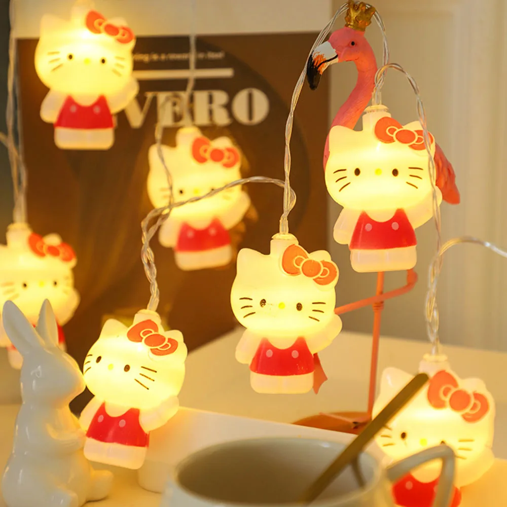 

Sanrio Hello Kitty Colorful Girl's Room Bedroom Atmosphere Scene Garden Decoration Light Children's Christmas Gift