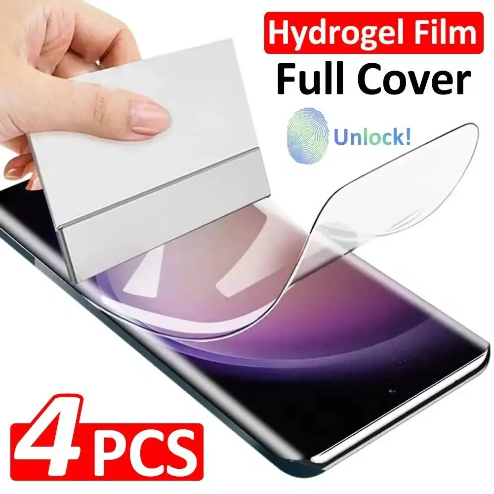 Фото Гидрогелевая пленка для Xiaomi Poco M7 X7 F7 M6 X6 X5 F6 F5 Redmi Note 15 14 13 Pro 12 11 10 9 11S 14C C71 C65, 1-4 шт., защитная пленка для экрана №1