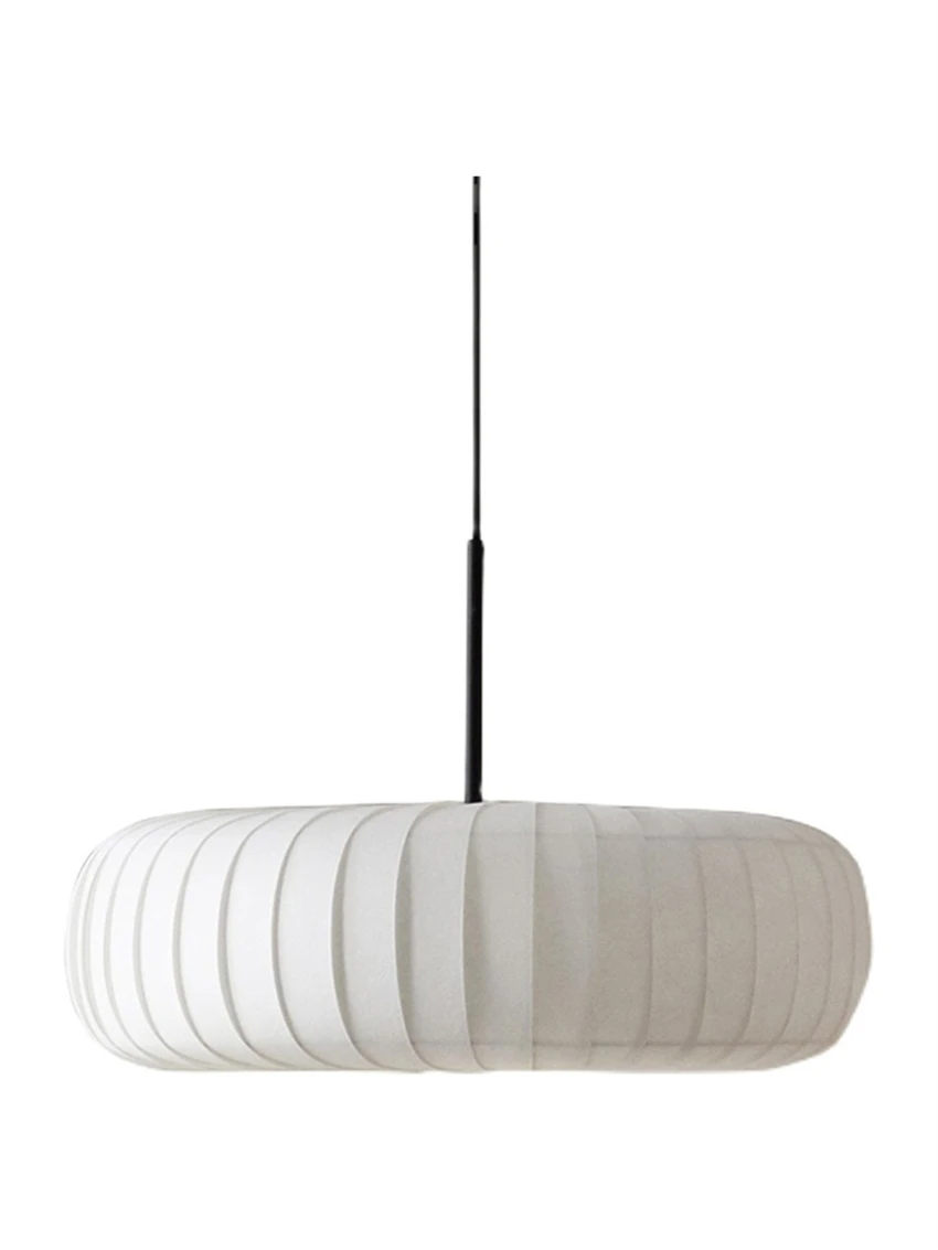 

Japanese round cake pendant lights modern Nordic living room dining room bedroom study homestay hotel pendant lamps fixtures