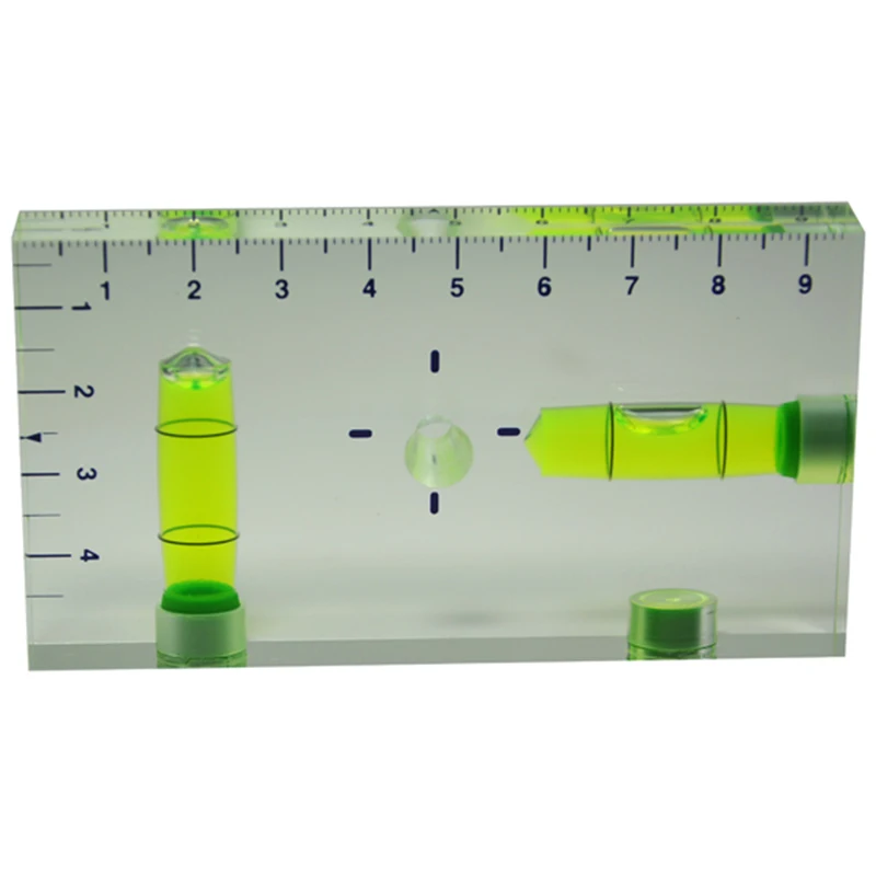 

Magnetic Horizontal Bubble 95X51x13mm Horizontal Magnetic Plate Two-Dimensional Baffle Level Spirit Level Horizontal Bubble Leve