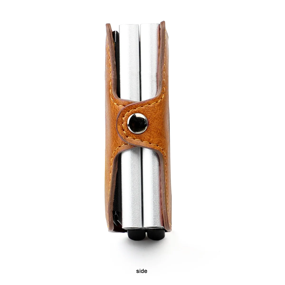 Новинка мужской держатель для кредитных карт с RFID-блокировкой винтажный кожаный