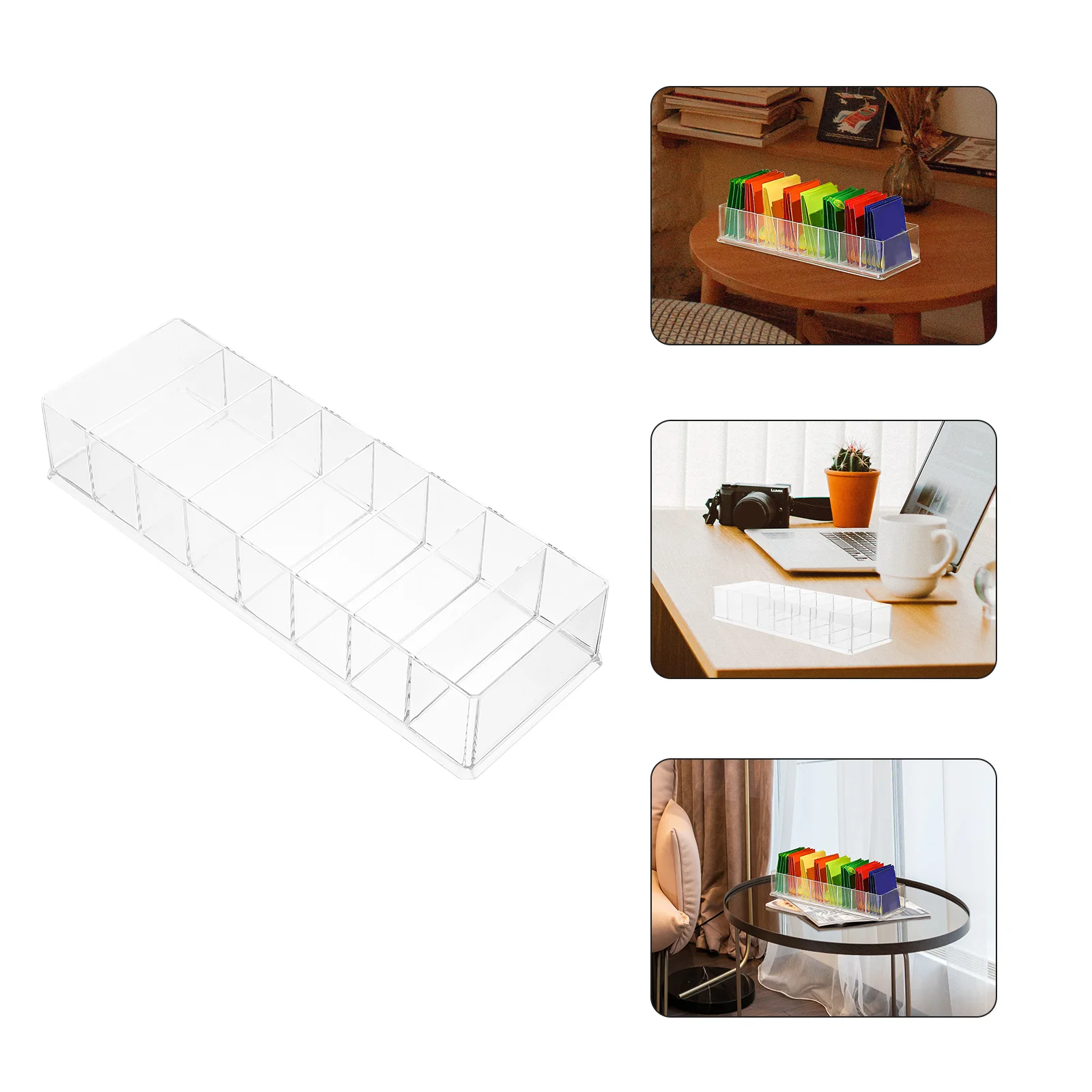 

Tea Bag Holder Tea Bag Storage Acrylic Creamers Holder Bag Holder Box Beverage Bag Organizer Coffee Sugar Container