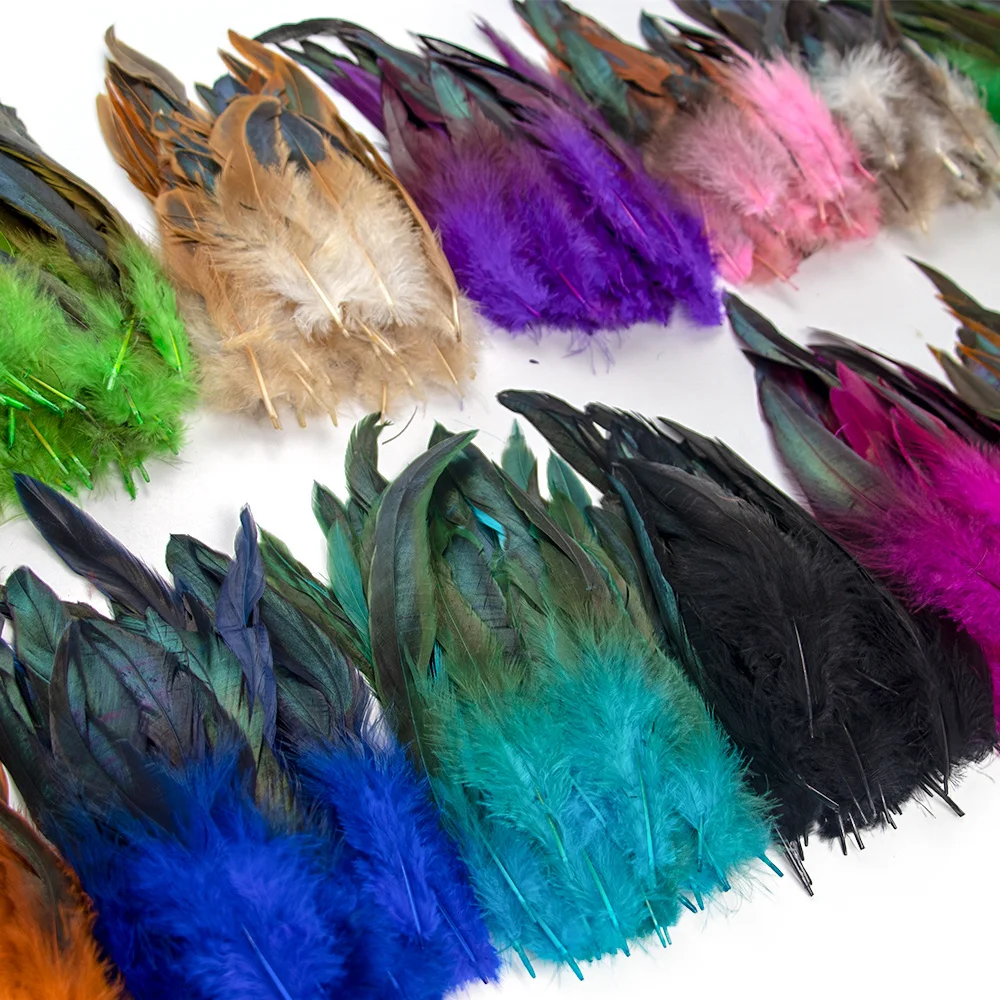 15-20CM Natural Pheasant Feather Crafts DIY Carnival Accessories 50PCS/Lot Chicken Feathers Handicraft Jewelry Decoration Plumes