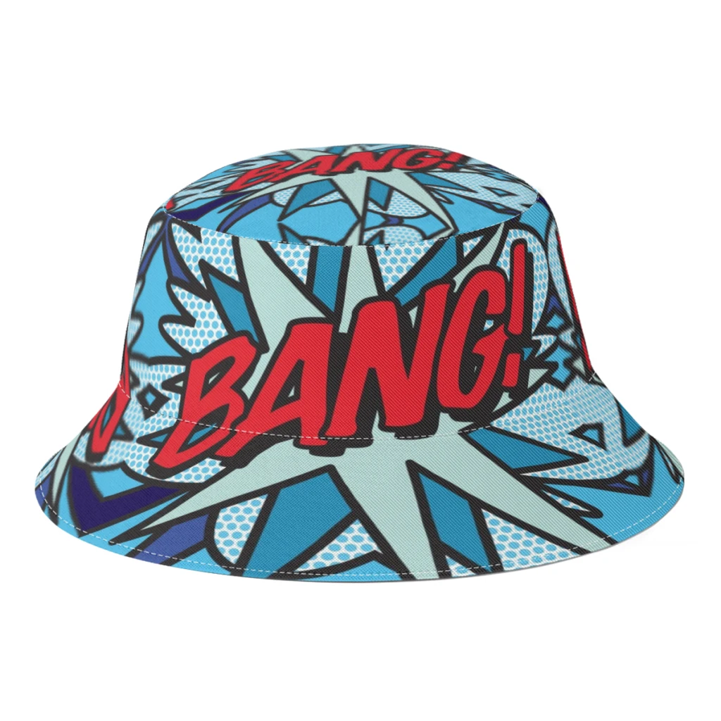 Зимняя комиксная Панама BANG для мальчиков и девочек потрясающая Рыбацкая шляпа в