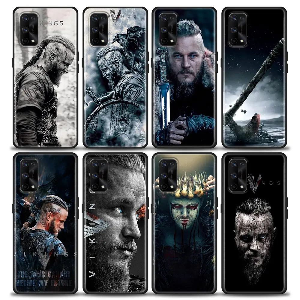 

Vikings TV Show Viking Art Phone Case For Oppo Realme 8i 8 9 7 6 5 Pro 9i 7i 5i 6i XT 5G Cases Soft Silicone Cover Realme 8Pro