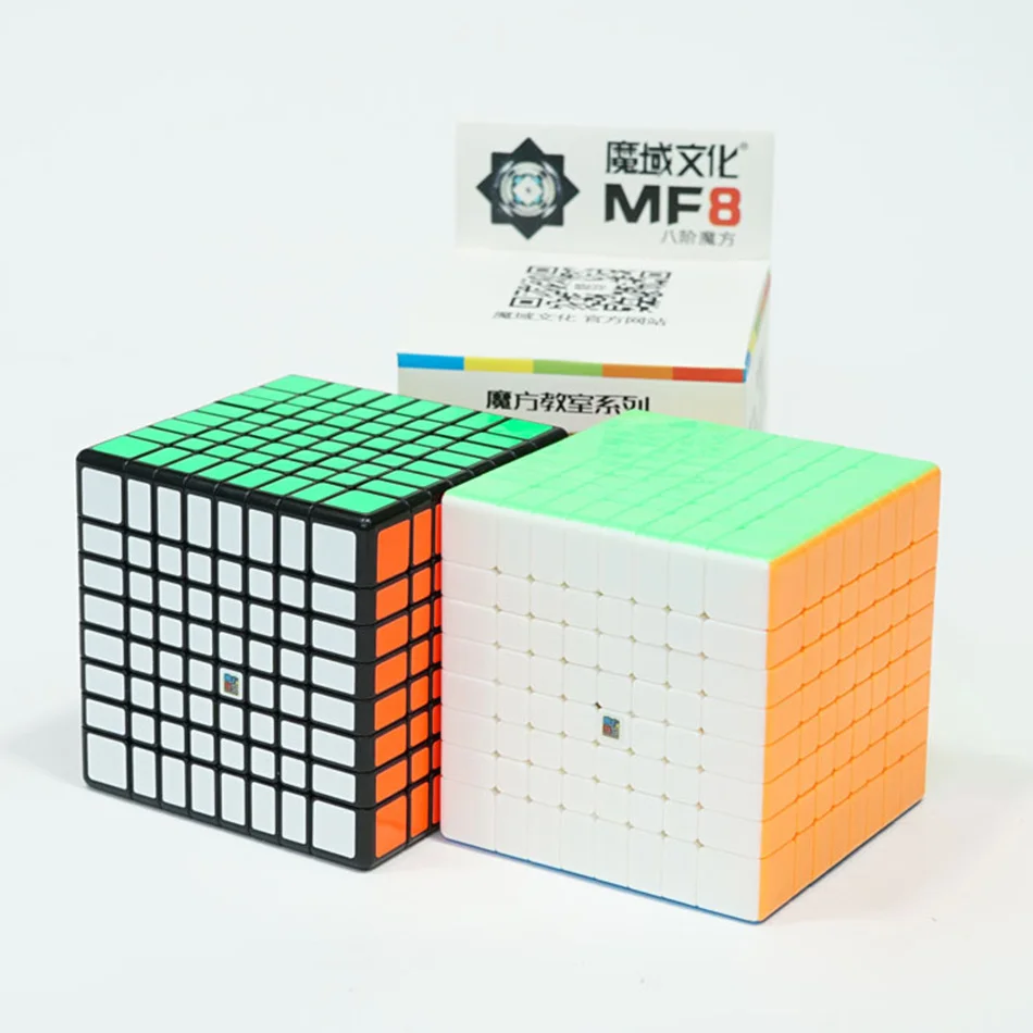 

Original Moyu MF8 8x8 Cube 8Layers Magic Speed Cube Puzzle 8x8 Black Stickerless Cubo Magico 8*8*8 Education Toys For Children