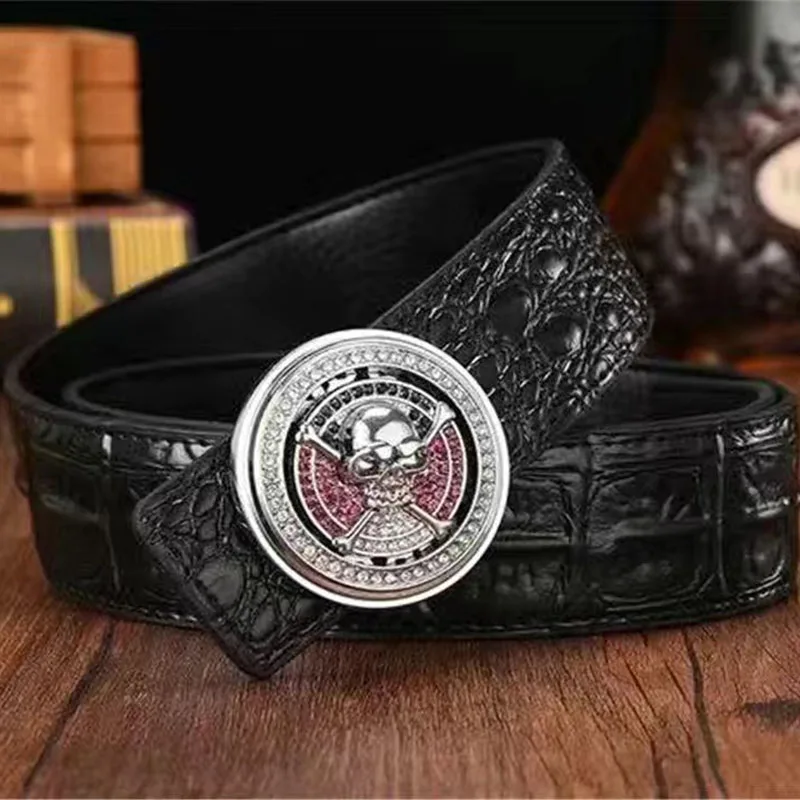 2023 Designer Belts High Grade Leather Men's Belt Fashion Automatic Belt Buckle Personalized Business Belt 110-125 CM
