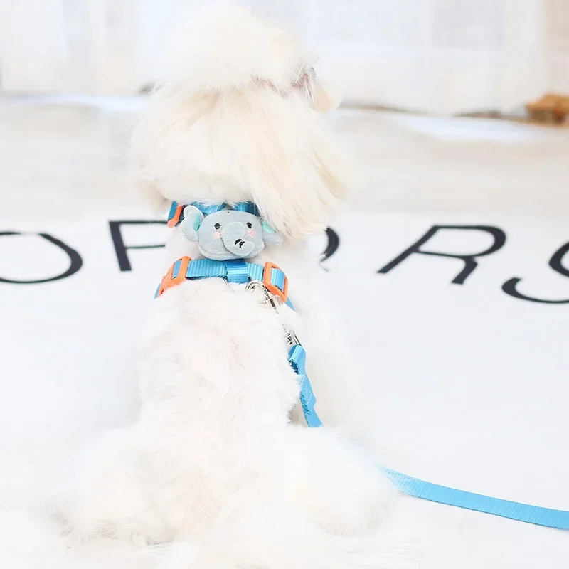 Ins милый мультяшный собачий поводок грудь для домашних животных собака кошка