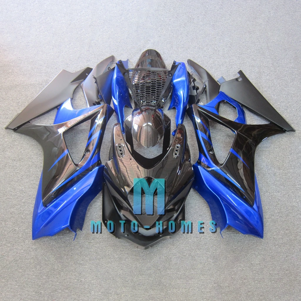

Customize Motorcycle Fairings Kit for SUZUKI GSXR1000 2007 2008 07 08 K7 GSX-R1000 Injection 100% Fit Fairing Set Black Blue