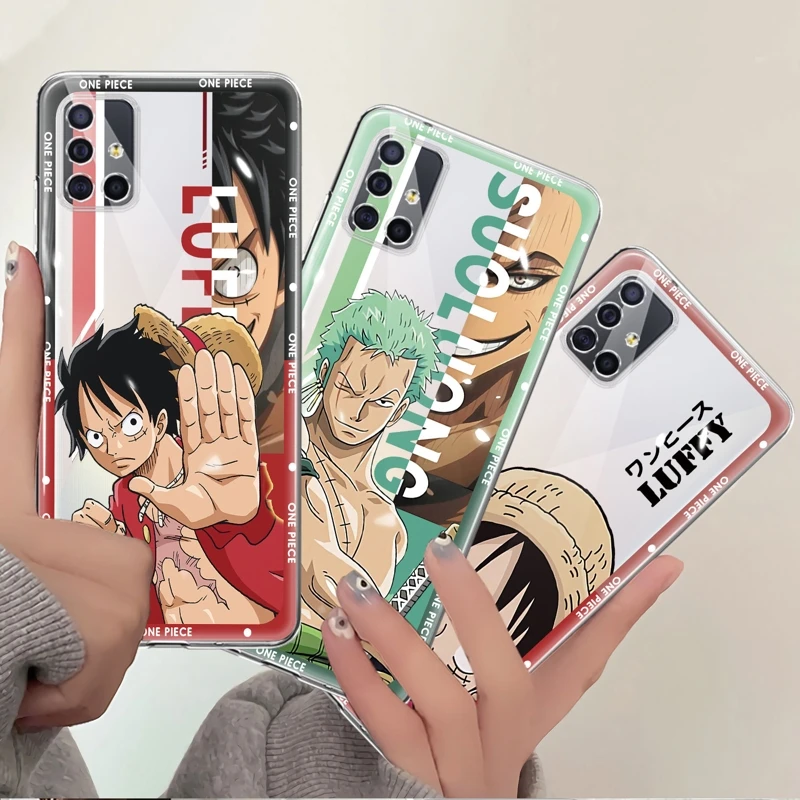 

Case Clear Dragon Ball Anime Luffy Zoro For Samsung Galaxy A51 A21s A53 A12 A13 5G A32 4G A52 A31 A33 A22 A23 A73 A72 A71 A52s