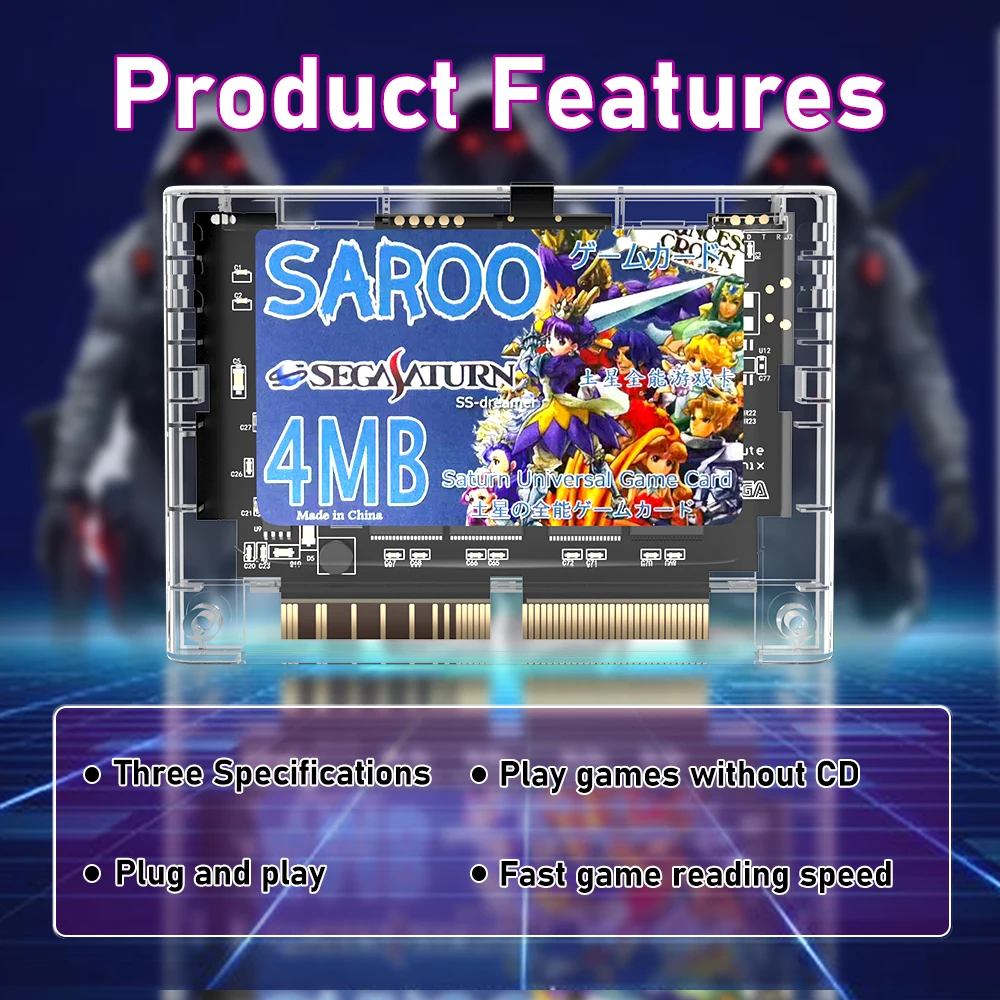 Saroo HDLoader для Saturn с 220+ ретро-играми всех моделей Sega Plug And Play TF Card игры без