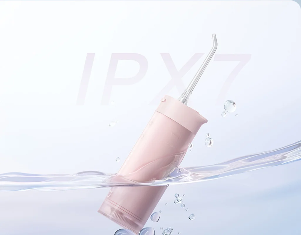 Mijia Portable Teeth Punch 120mL Small IPX7 Waterproof 2 Nozzles Type-c Rechargeable Mini Home Oral Irrigator Oral Cleaning enlarge