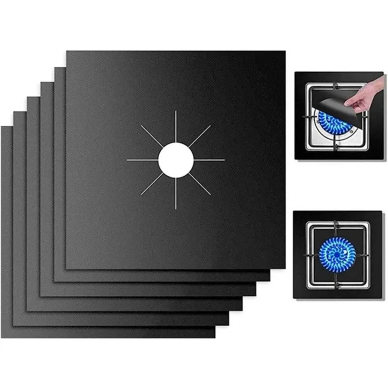 

8 шт., многоразовые антипригарные термостойкие протекторы для печки, 0,3 мм