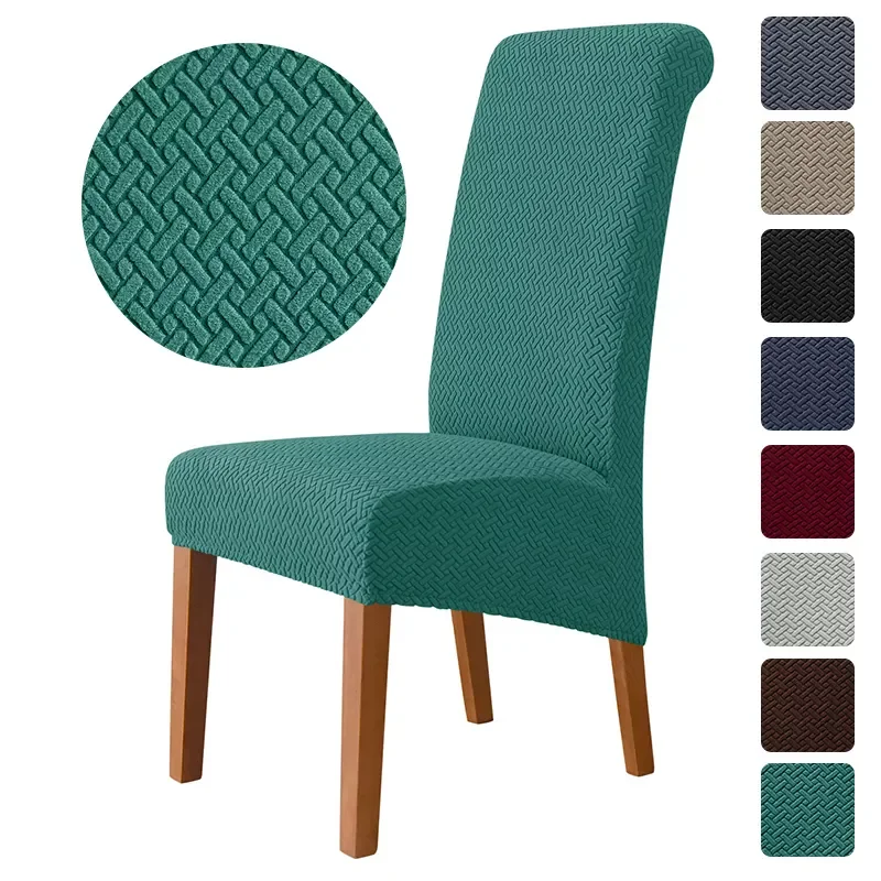 

3 Different Sizes Polar Fleece Fabric Big Size Chair Cover Washable Cheap Chair Covers Stretch Seat Case Office Chair Covers