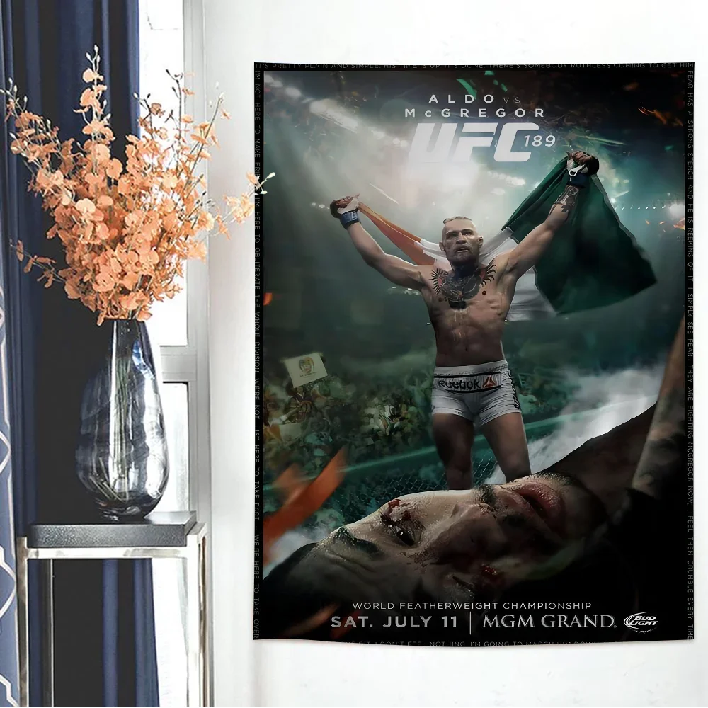 C-CONOR MCGREGOR Богемный Goblet Гобелен Настенный Хиппи Мандала Доступный Декор Полиэстер