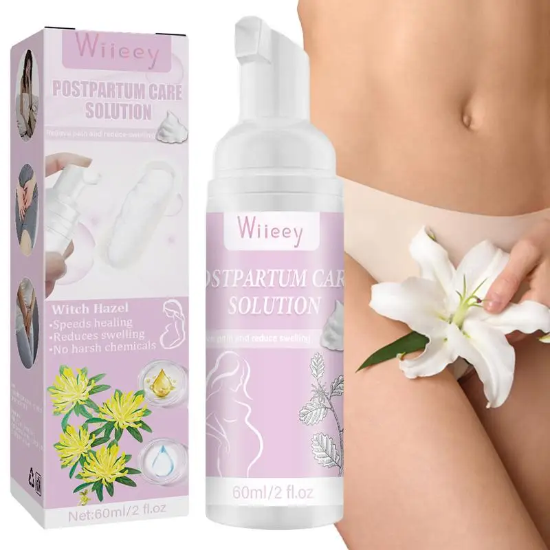 

Feminine Intimate Postpartum Care Witch Hazel Perineal Healing Foam Women Vaginal Private Part Care Wash Organic Care Safe