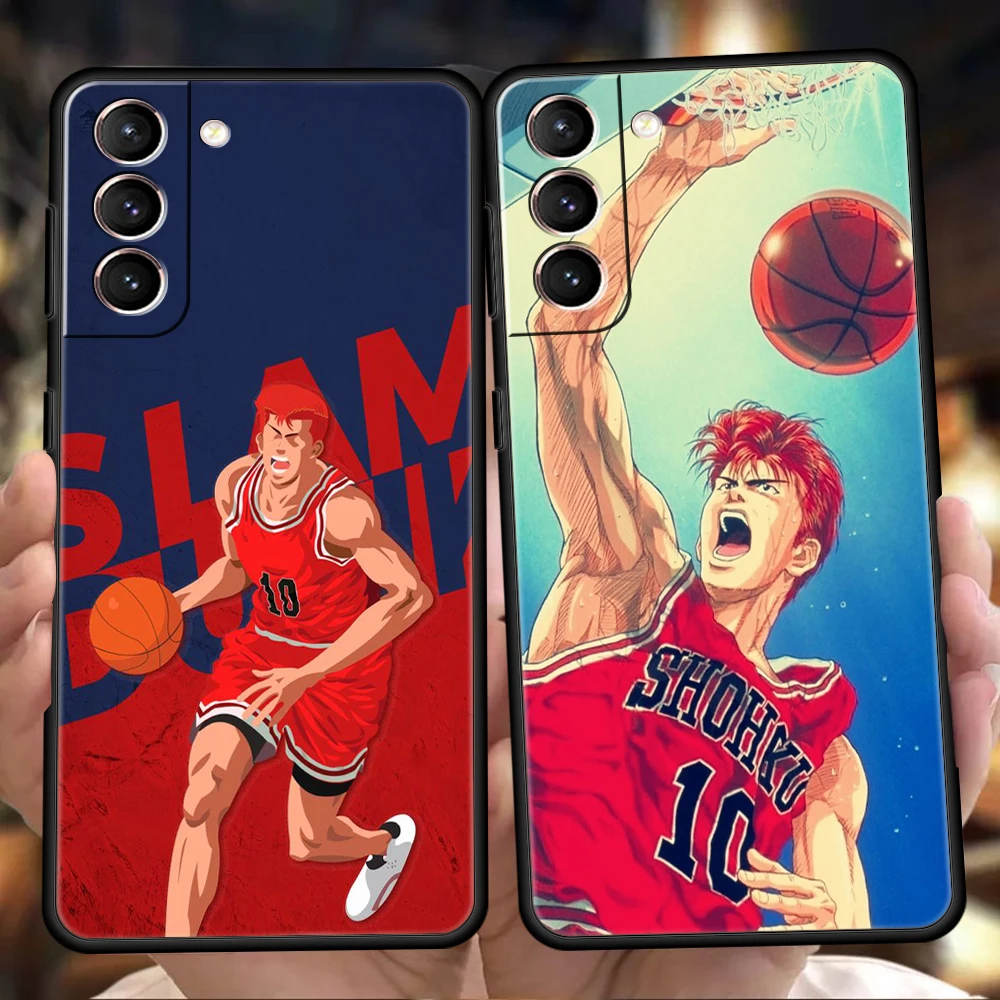 

Slam Dunk Case for Samsung Galaxy S22 S20 S21 FE Ultra S10 S9 M22 M32 Note 20 Ultra 10 Plus 5G Silicone Phone Cover Fundas Coque