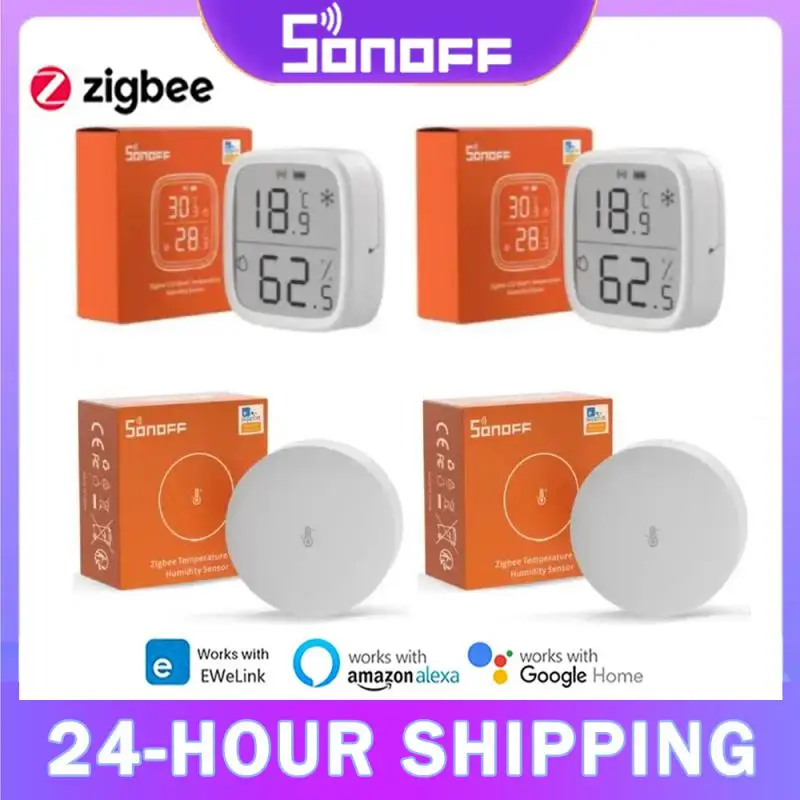 Датчик температуры и влажности SONOFF SNZB-02P/02D Zigbee Monitor