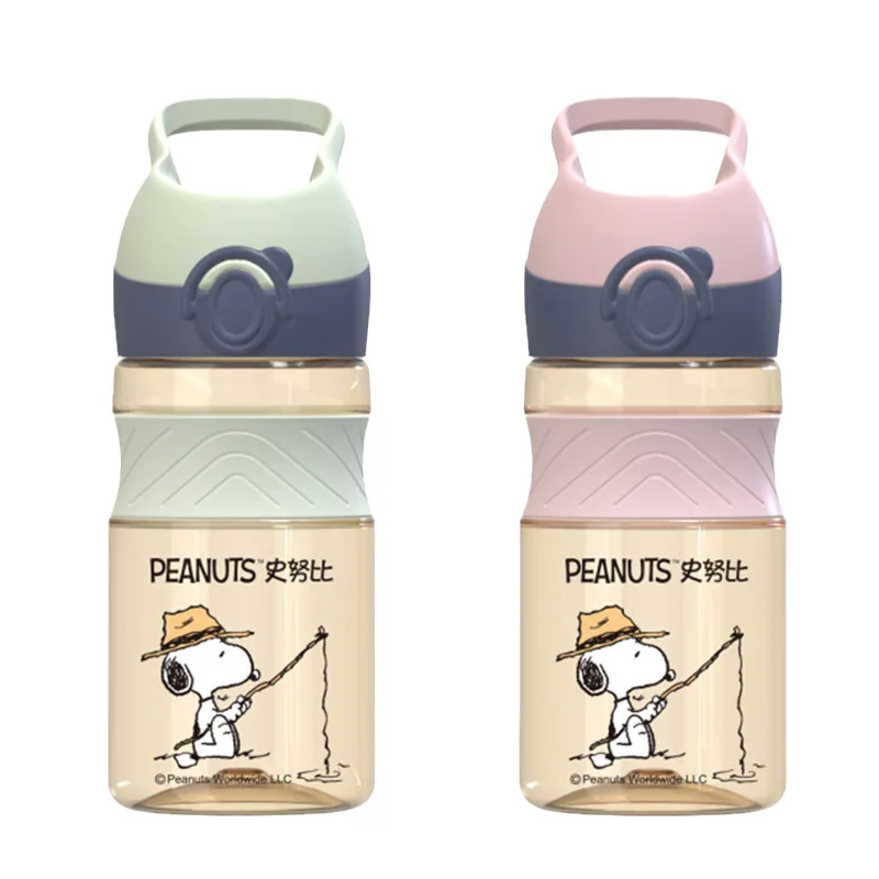

Kawaii Cartoon Snoopyed Spike Outdoor Sports Bottle Portable Water Cups Travel Mug 420Ml Kids Water Glass Birthday Gift