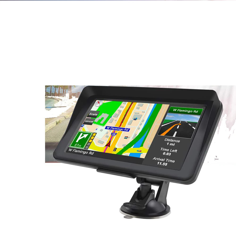 9 Inch Car Truck GPS Navigation Highlight screen 800*480 wince 6.0 256M 8GB FM Transmitter europe Maps