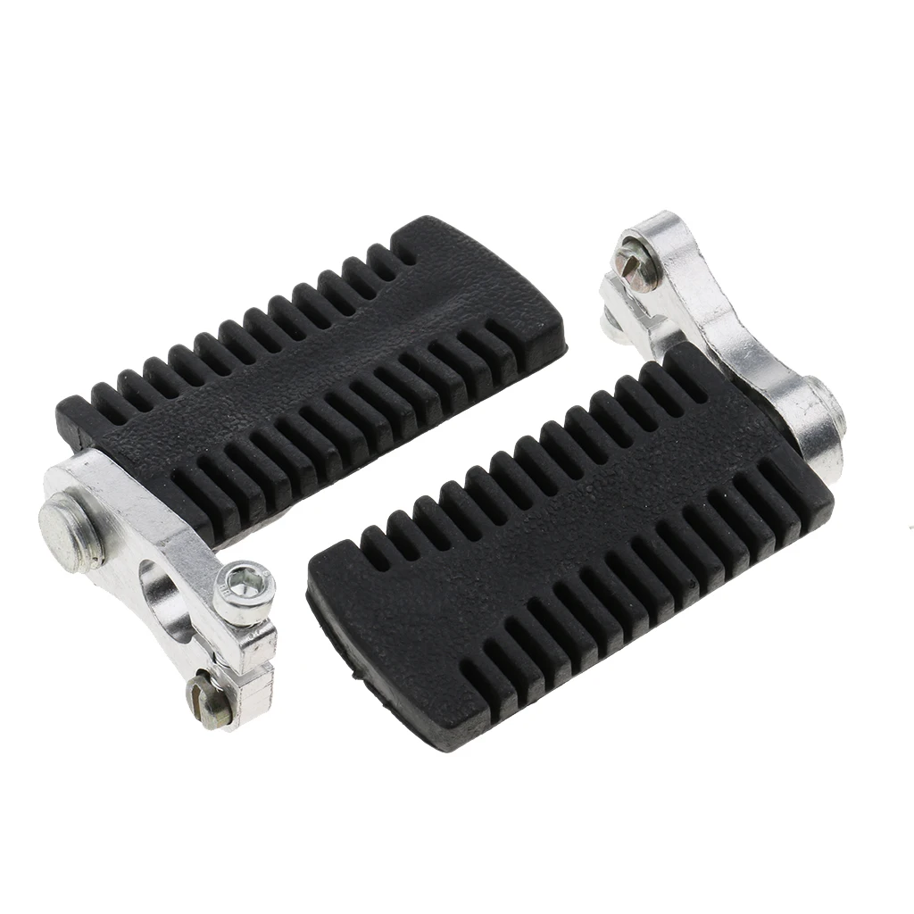 

1 Pair Motorcycle Metal Pedal Pads Rear Foot Pegs Rests Pedals Footpegs for 47cc 49cc Mini Pocket Bike Motorcycle