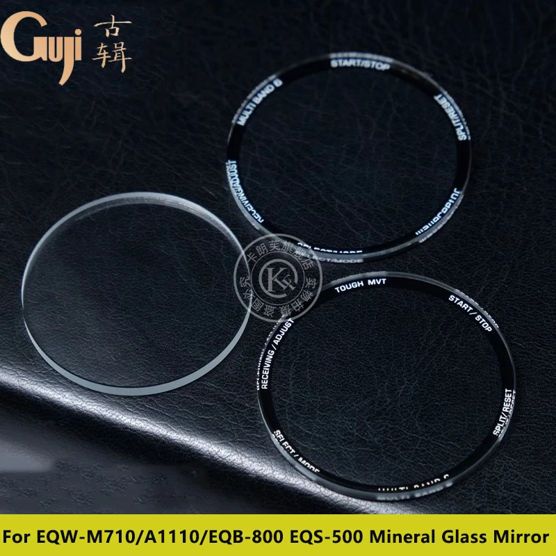 Mineral Watch Glass Mirror for Casio ECB800/900 MTH-5001 EQB510 EQS-500 High Definition Front Cover Lens