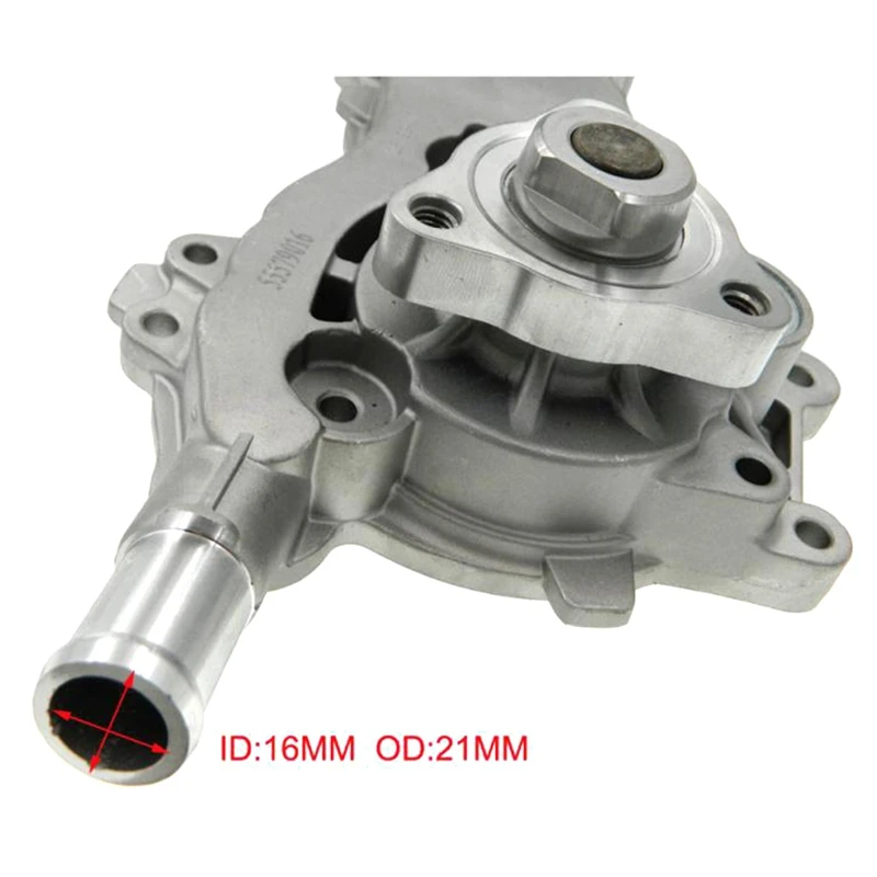 Фото 55579016 5192709 AW6662 водяной насос двигателя для Buick Encore Chevrolet Sonic Cruze 2011 2012 2013 2014 I4 1.4L Turbo №2