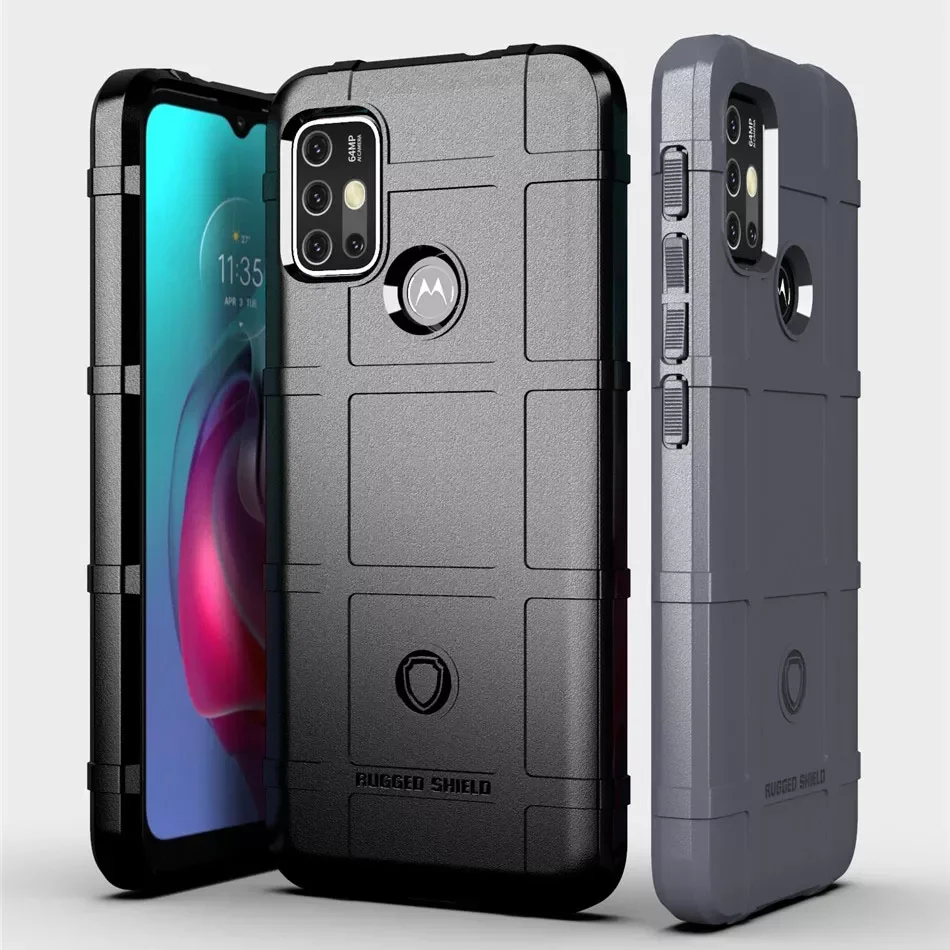 

Armor Case For Motorola Moto G10 G30 Moto G60 G50 5G G20 G100 Soft Silicone Heavy Duty Fitted Cover For Moto G100 Case