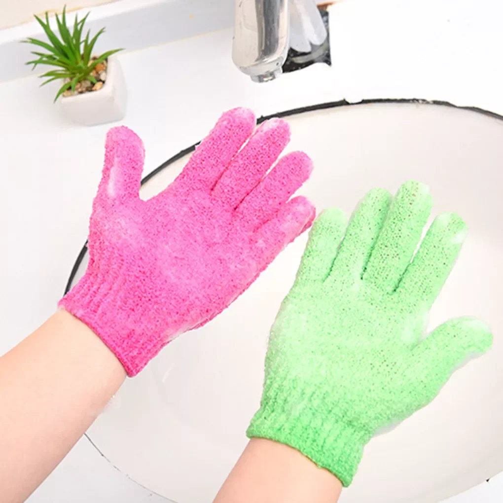 

2023NEW Shower Scrub Gloves Exfoliating Back Skid Resistance Body Massage Sponge Wash Skin Moisturizing Spa Bath Glove