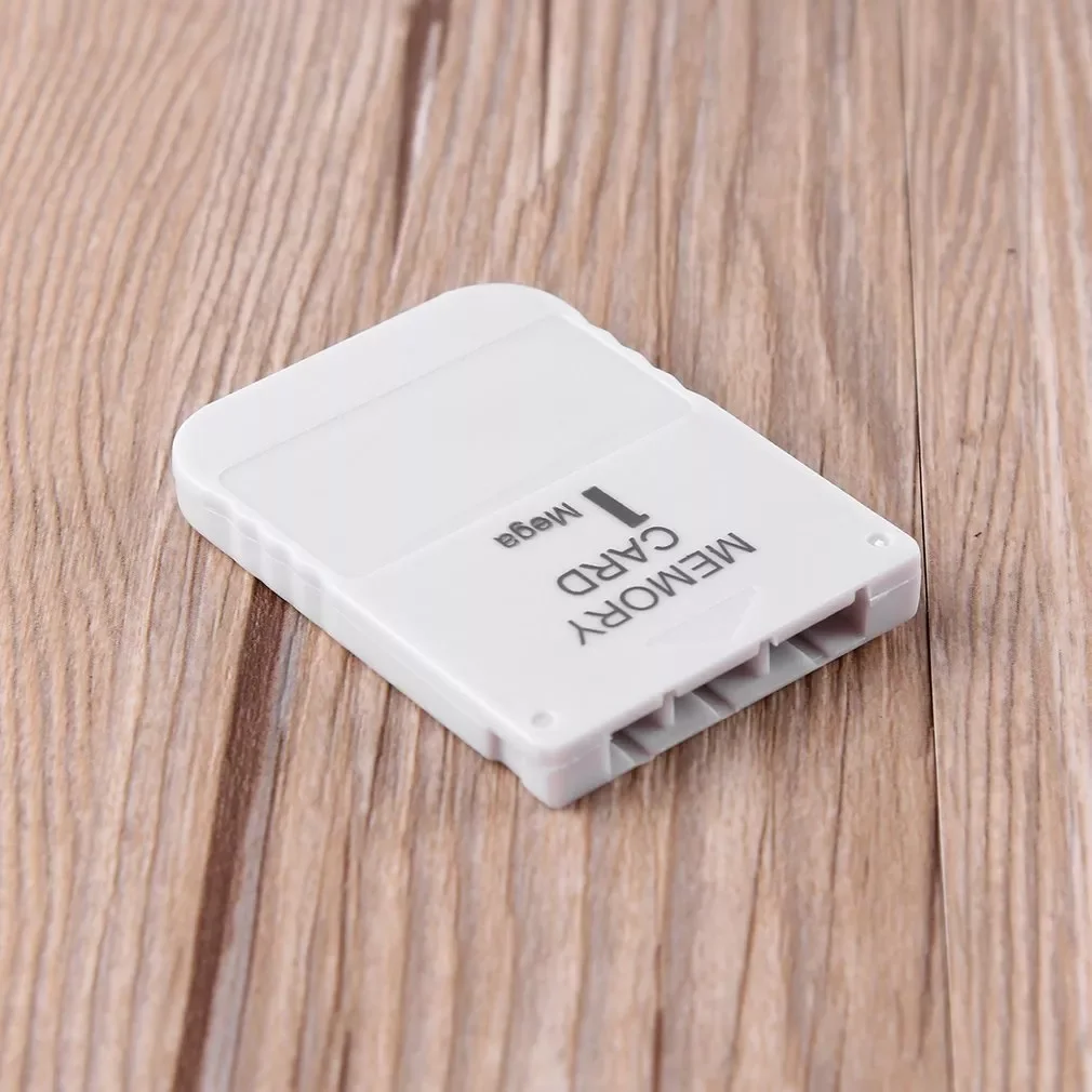 

for PS1 Memory Card 1 Mega Memory Card For Playstation 1 PS1 PSX Game Useful Practical Affordable White 1M 1MB