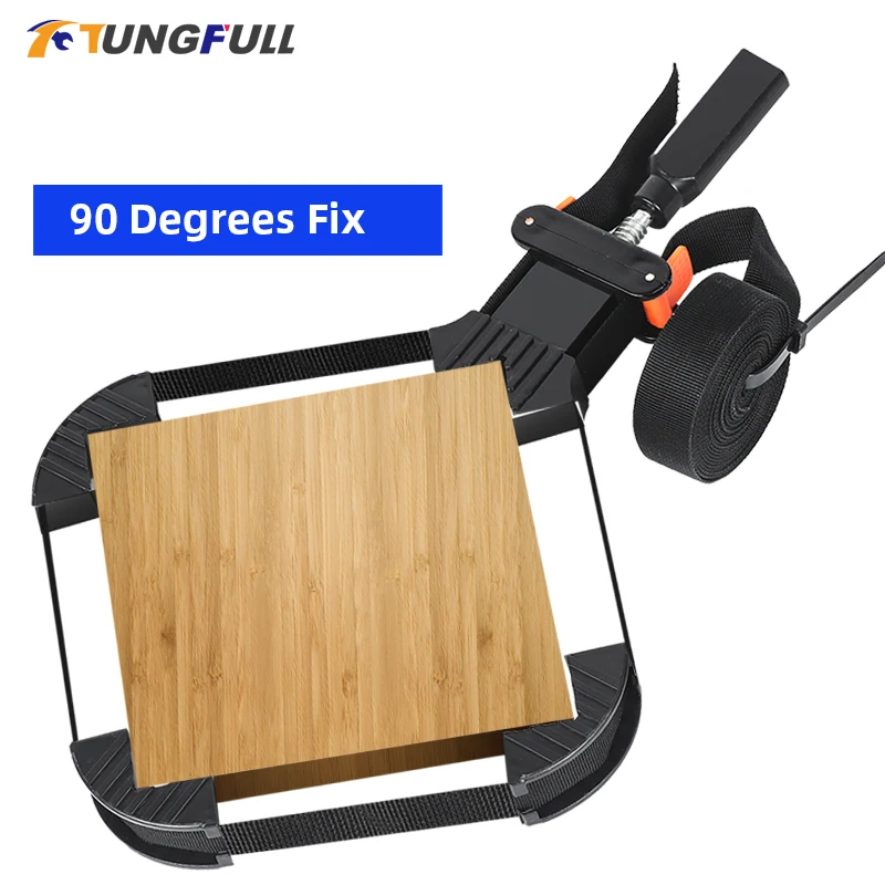 

Multifunction belt clamp Woodworking Quick Adjustable Band Clamp Polygonal clip 90 Degrees Right Angle Corner Photo Frame Clips