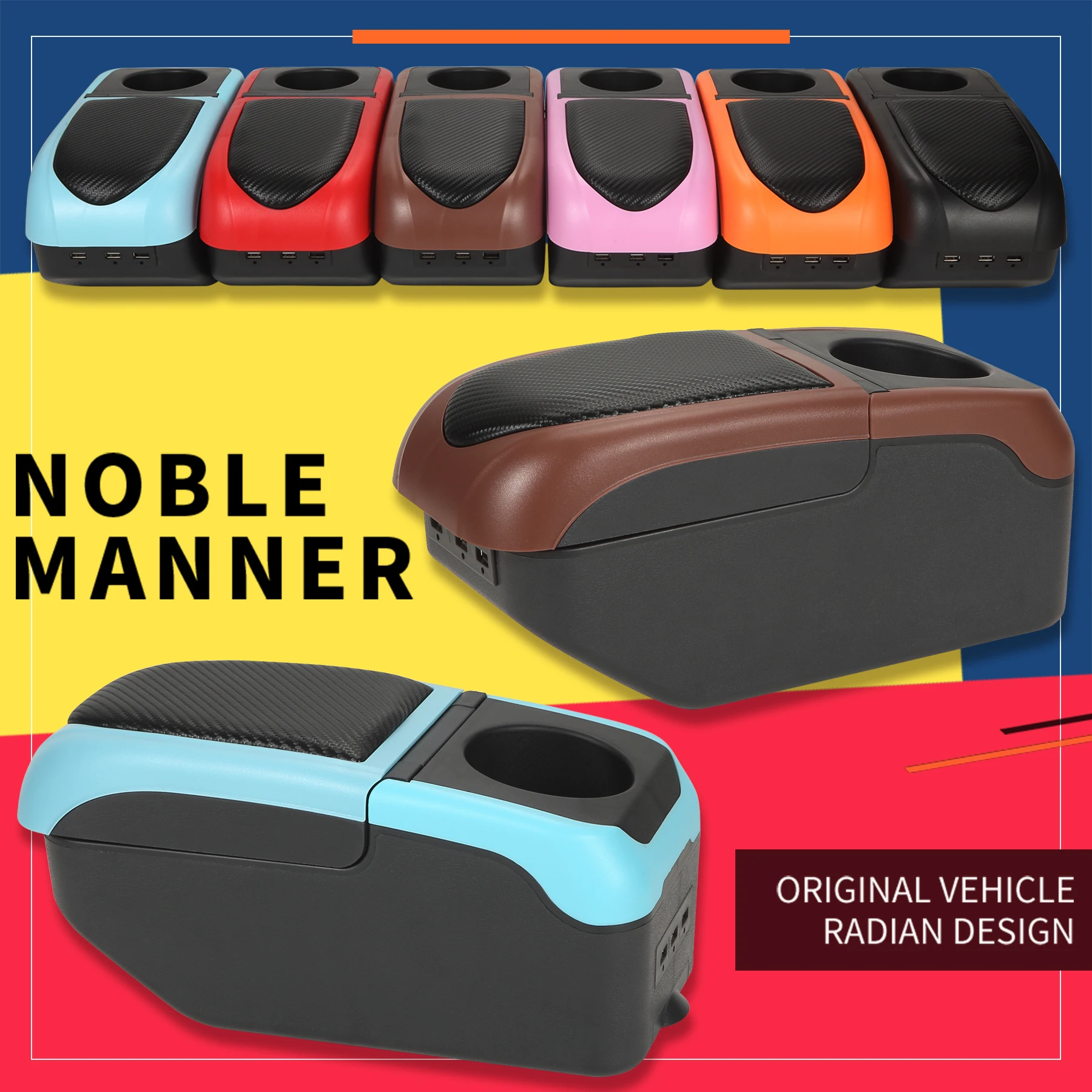 Suzuki Jimny JB64W JB74W Подлокотник Из Искусственной кожи/АБС-пластика 2019-2024 Для Хранения