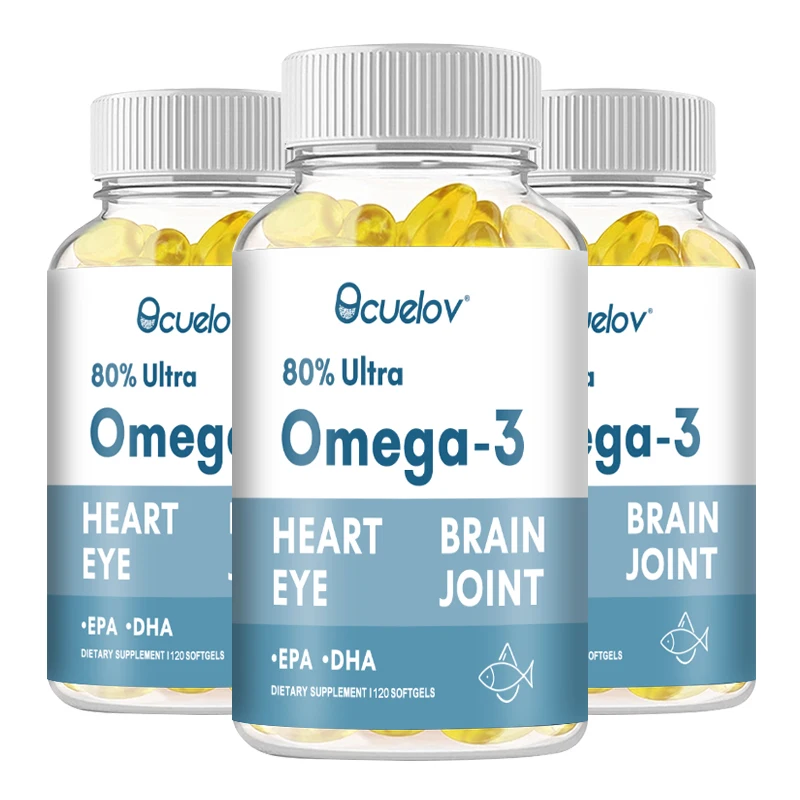 

Bio-Omega-3-Fischölkapseln Zur Unterstützung Der Gelenk-, Haut-, Augen- Und Herzgesundheit Als Ergänzung Zum Immunsystem